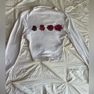 urban outfitters open back mock turtle neck!!